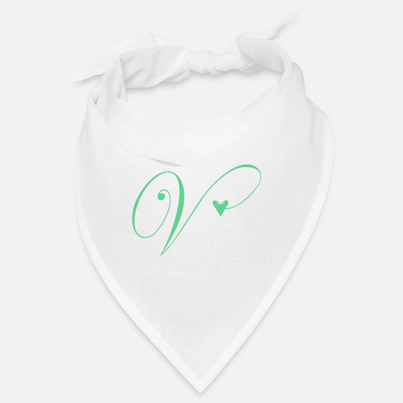Monogram V Heart Vine Bandana