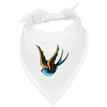 Old school Schwalbe, Engelchen - Bandana - Weiß - Vorne