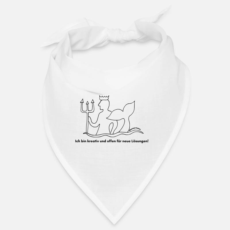 Sternzeichen Wassermann - Bandana - Weiß