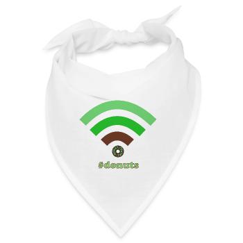 wifi donuts - Bandana - Weiß - Vorne