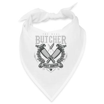 The Real Butcher - Bandana - Weiß - Vorne