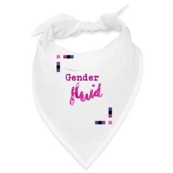 Gender Fluid - Bandana - Weiß - Vorne