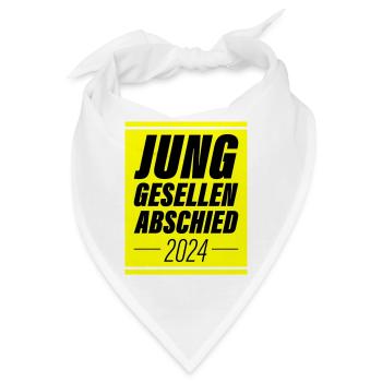 Junggesellenabschied 2024 Jga - Bandana - Weiß - Vorne