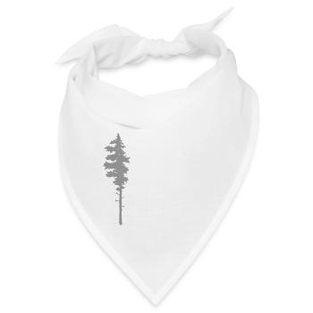 Eine stattliche Kiefer aus dem Wald für den Naturliebhaber. - Bandana - Weiß - Vorne