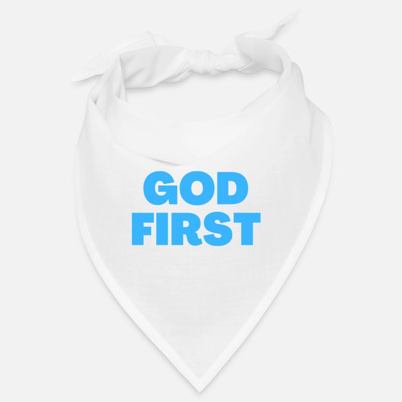 God First - Christian Quotes Bandana