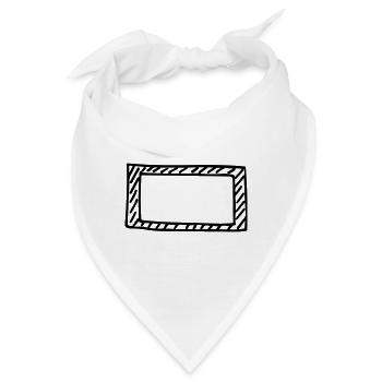 Rahmen - Bandana - Weiß - Vorne