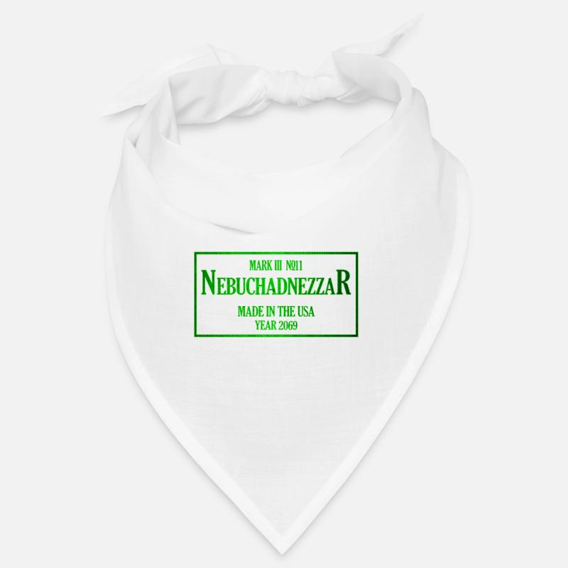 Nebuchadnezzar Schiff Matrix Geschenkidee - Bandana - Weiß