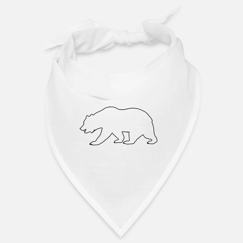 Dessin d’ours Bandana