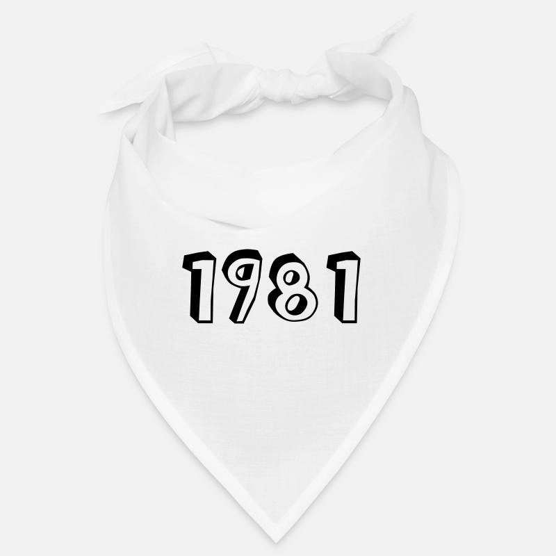 Année de naissance 1981 Anniversaire Bandana
