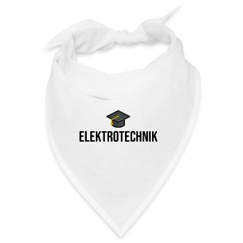 Elektrotechnik Studium Ausbildung - Bandana - Weiß - Vorne
