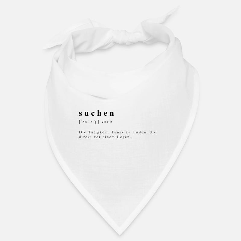 Search. Verb. Phonetic transcription. Bandana
