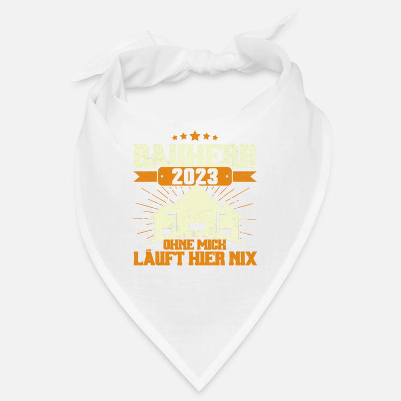 Bauherr 2023 Ohne Mich Läuft Hier Nix Bauherr Gesc Bandana