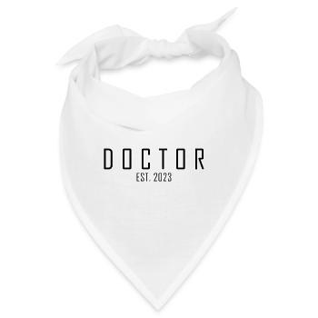 Doctor EST. 2023 - Bandana - Weiß - Vorne