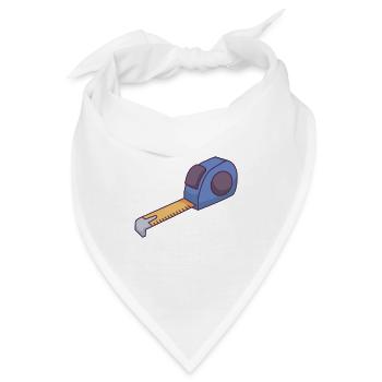 Trademen Maßband - Bandana - Weiß - Vorne