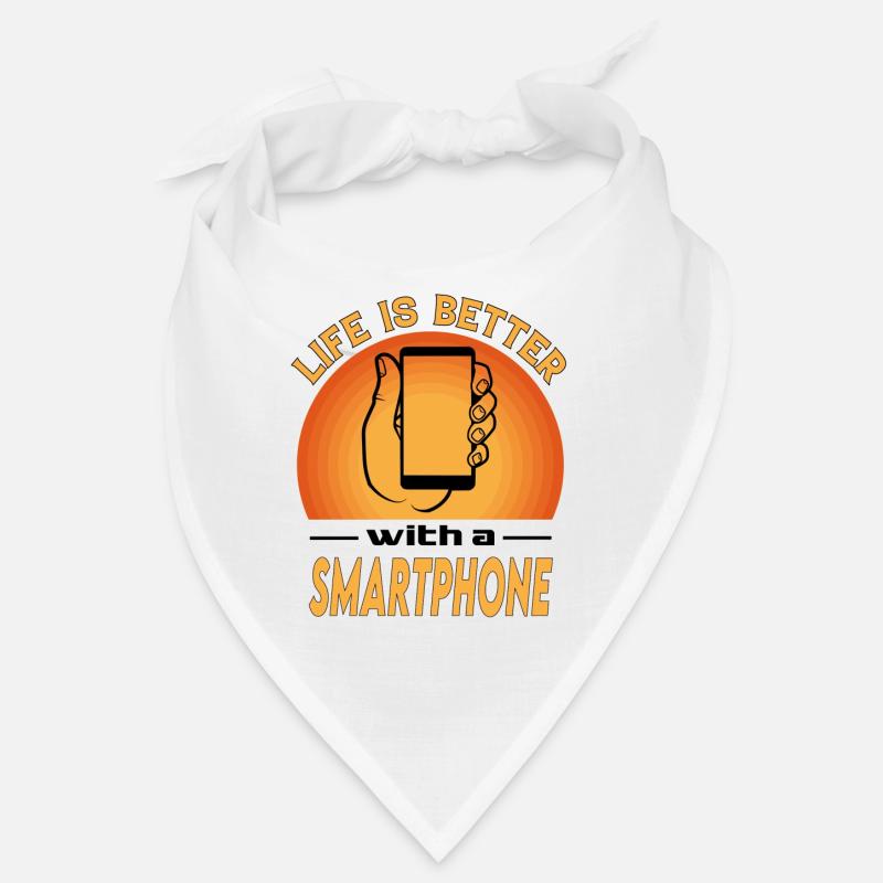 Smartphone Handy Telefon Life is better Bandana