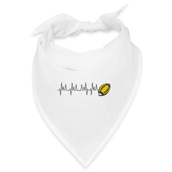 Rugby-Club-Anhänger Mont de Marsan Nevers - Bandana - Weiß - Vorne