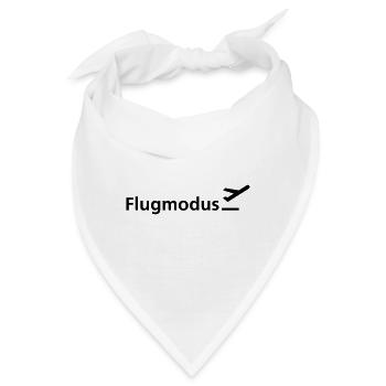 Flugmodus - Bandana - Weiß - Vorne