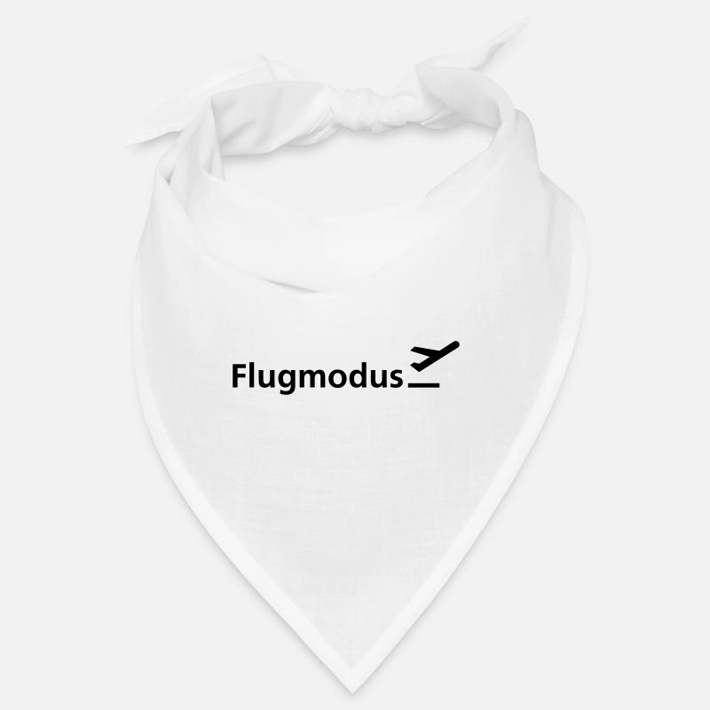 Flugmodus - Bandana - Weiß