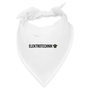 Elektrotechnik Ausbildung Prüfung Bestanden - Bandana - Weiß - Vorne