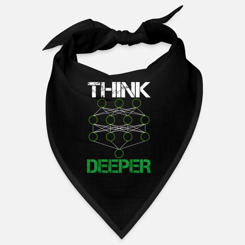 Künstliche Intelligenz think deeper Geschenk Bandana