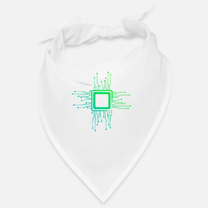 Circuits CPU Puce d’ordinateur Nerds Bandana