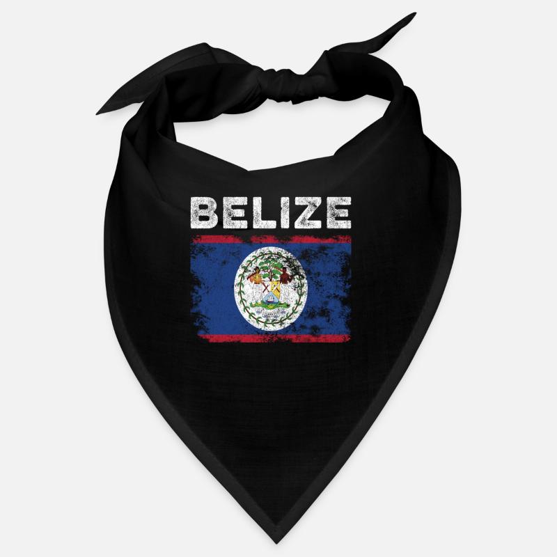 Drapeau du Belize en détresse - Drapeau du Belize Bandana