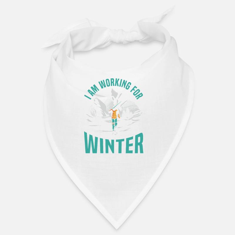 Cold winter I'm working for the winter break Bandana
