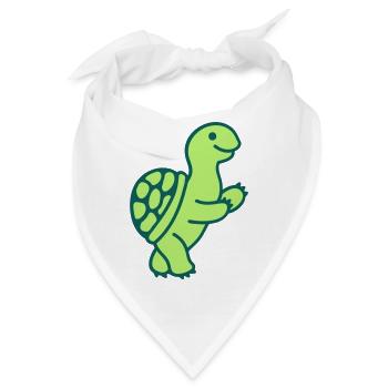 Schildkröte 2 - Bandana - Weiß - Vorne