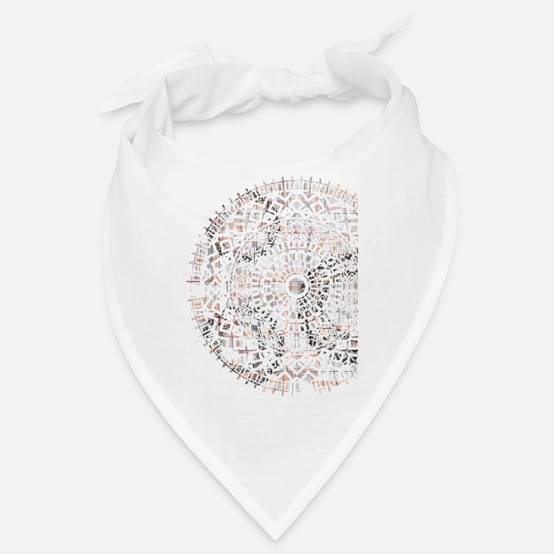 mandala - Bandana - Weiß