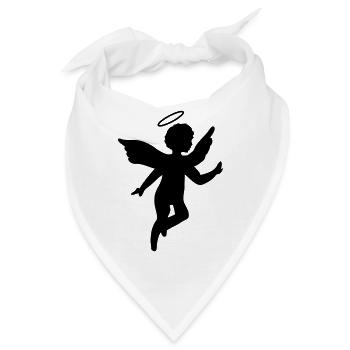 Engelchen zum Schutz - Bandana - Weiß - Vorne