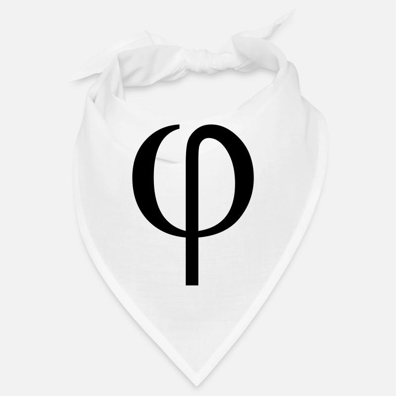phi greek - Bandana - white