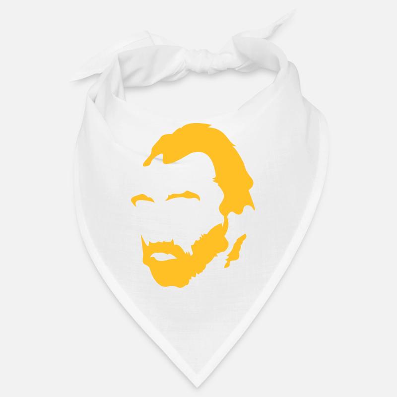 Vincent Van Gogh Beard - Bandana - Weiß