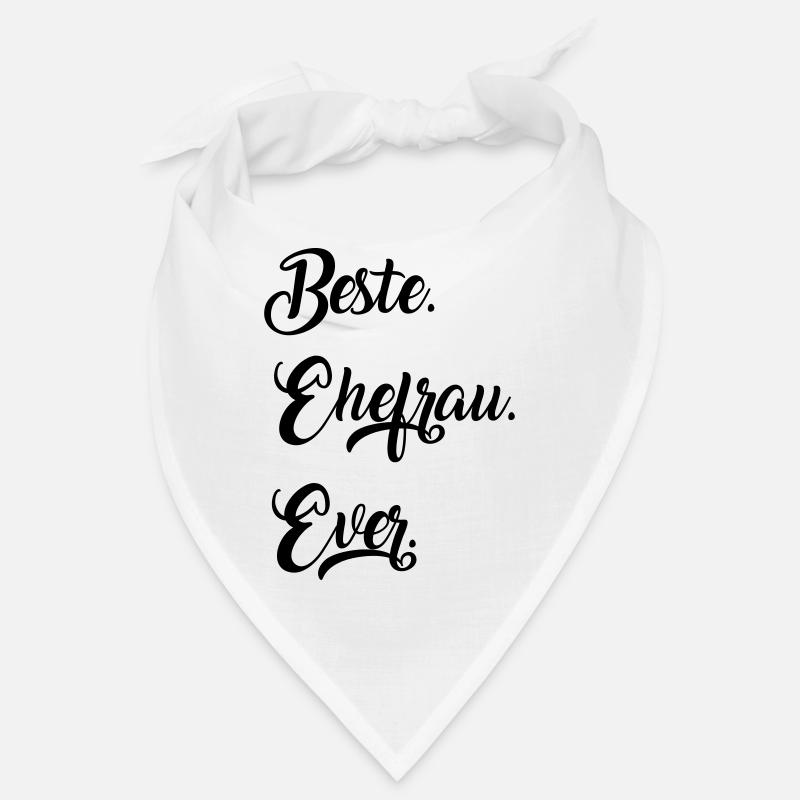 Ehefrau - Bandana - Weiß