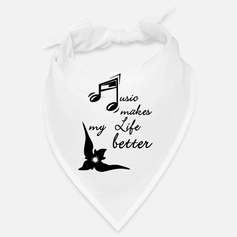 Music makes my Life better Bandana
