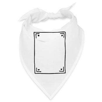 Rahmen - Bandana - Weiß - Vorne