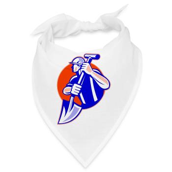 Der Baumeister - Bandana - Weiß - Vorne