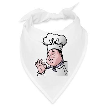 Chefkoch - Bandana - Weiß - Vorne