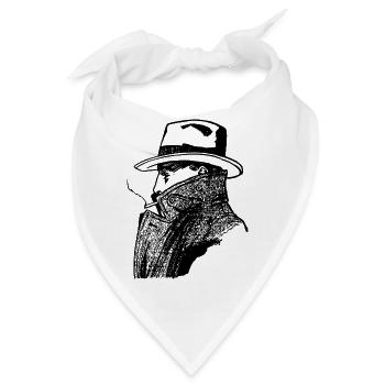 agent - Bandana - Weiß - Vorne