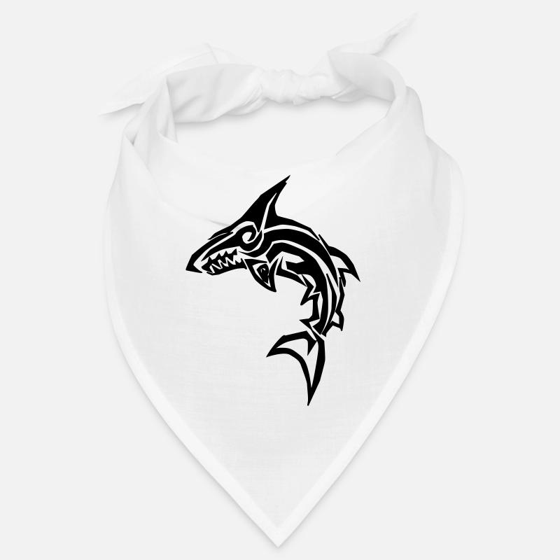 Tribal Hai - Bandana - Weiß