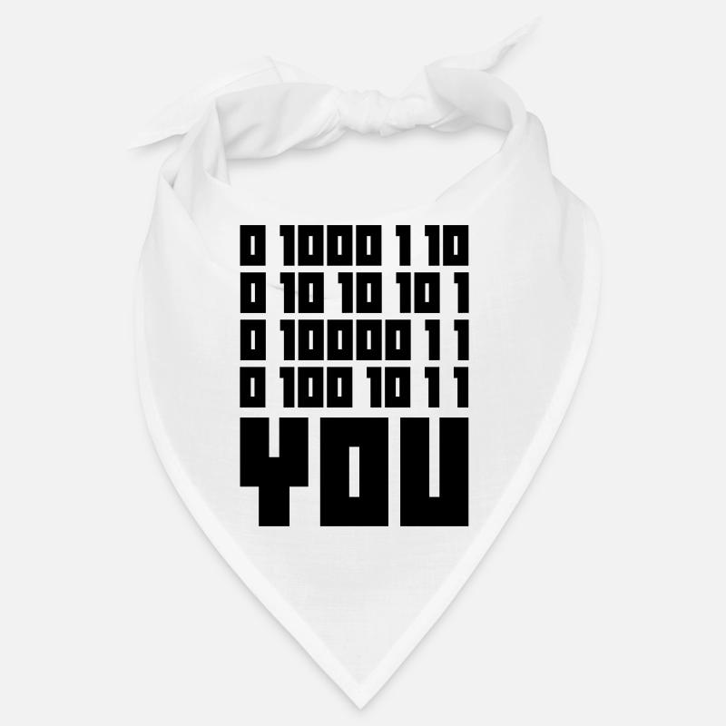 Binärcode F**k YOU – Geek Code & Nerd Humor Bandana