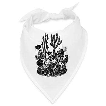 kakteen-pflanzschale-stil - Bandana - Weiß - Vorne