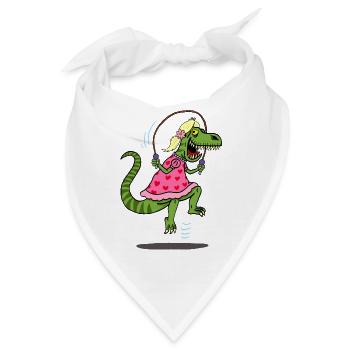 Die List des Tyrannosaurus Rex - Bandana - Weiß - Vorne