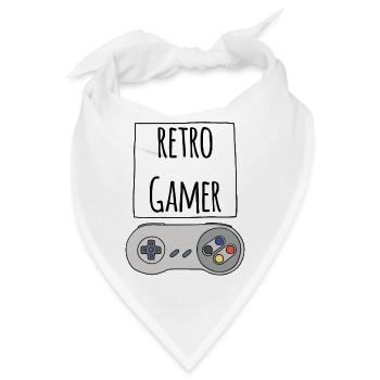 Gamer Retro S - Bandana - Weiß - Vorne
