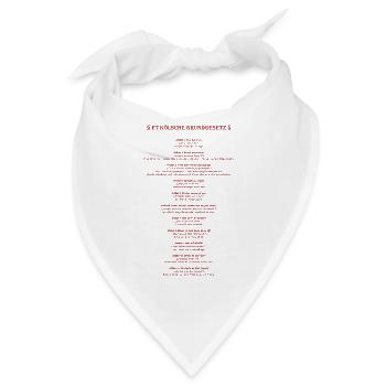 Et Kölsche Grundgesetz - Et Kölsche Grundgesetz - Bandana - Weiß - Vorne