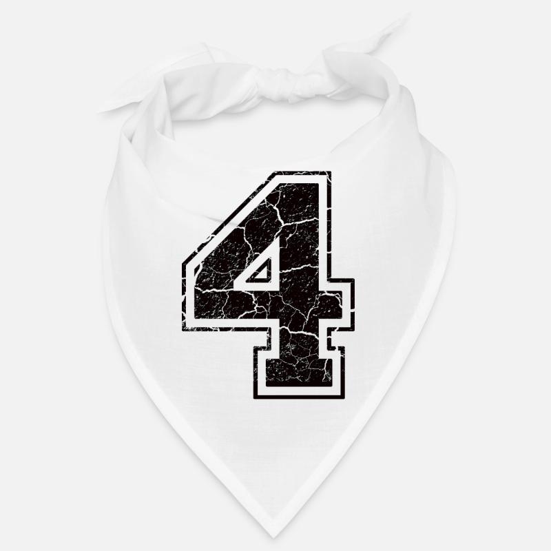 4 four vier black schwarz (de) Bandana