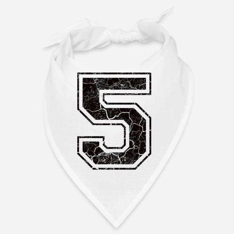 5 five fuenf black schwarz (fr) Bandana