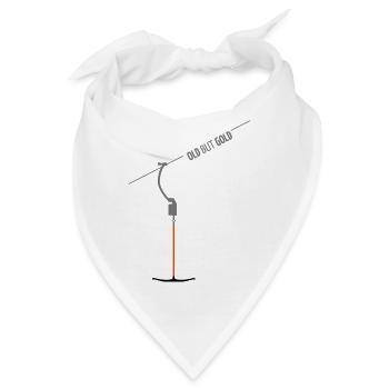 Alt aber gut - Der Ankerlift im Skigebiet - Bandana - Weiß - Vorne