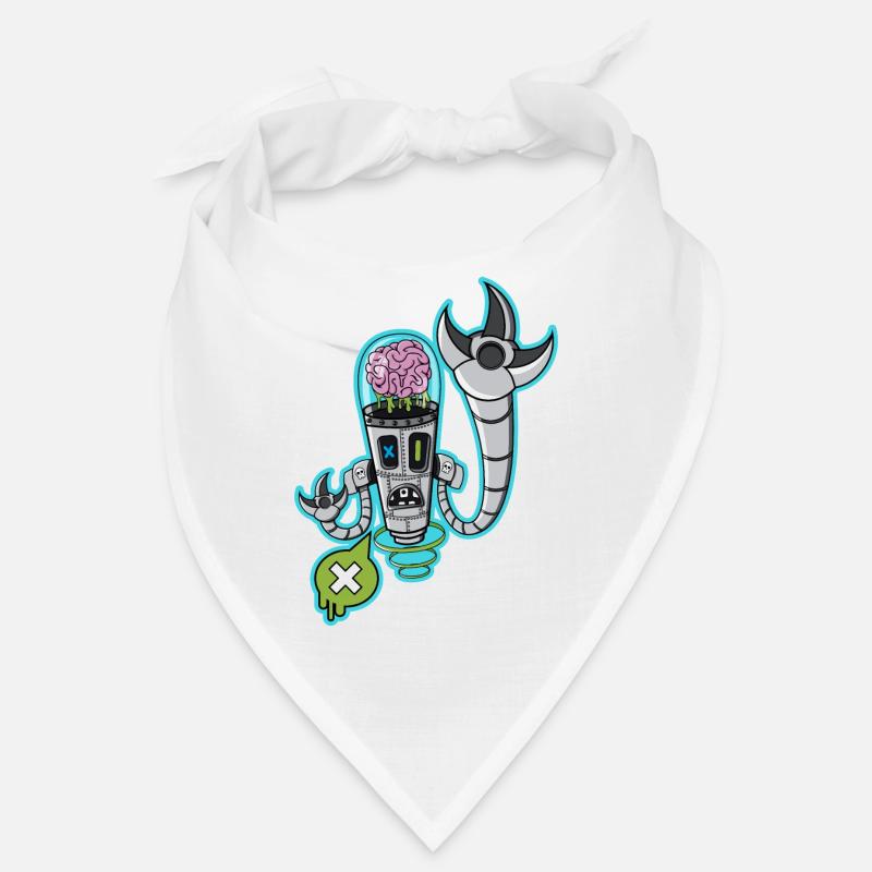 Brain Machine - Bandana - white