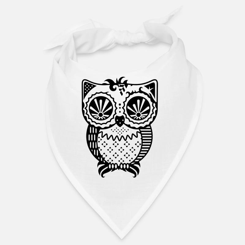 Patchwork owl Bandana