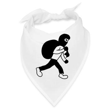Robber - Bandana - Weiß - Vorne